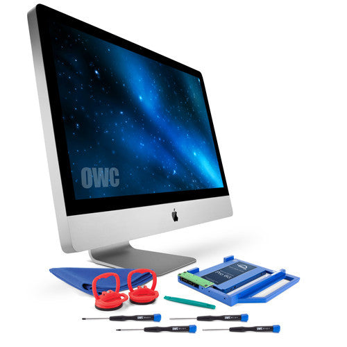Replace DVD Drive with OWC Mercury Extreme SSD on selected 27-inch 2009-2011 iMacs Replace DVD Drive with OWC Mercury Extreme SSD on selected 27-inch 2009-2011 iMacs